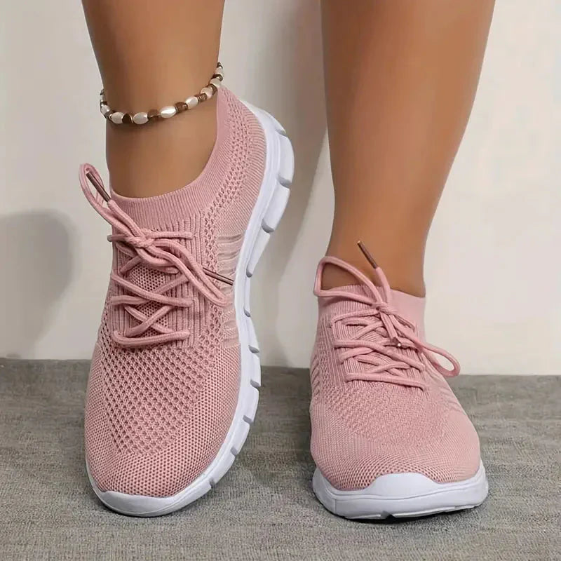 Ivyshape | On Sneakers Orthopedic Walking Mesh Sneakers Women Shoes