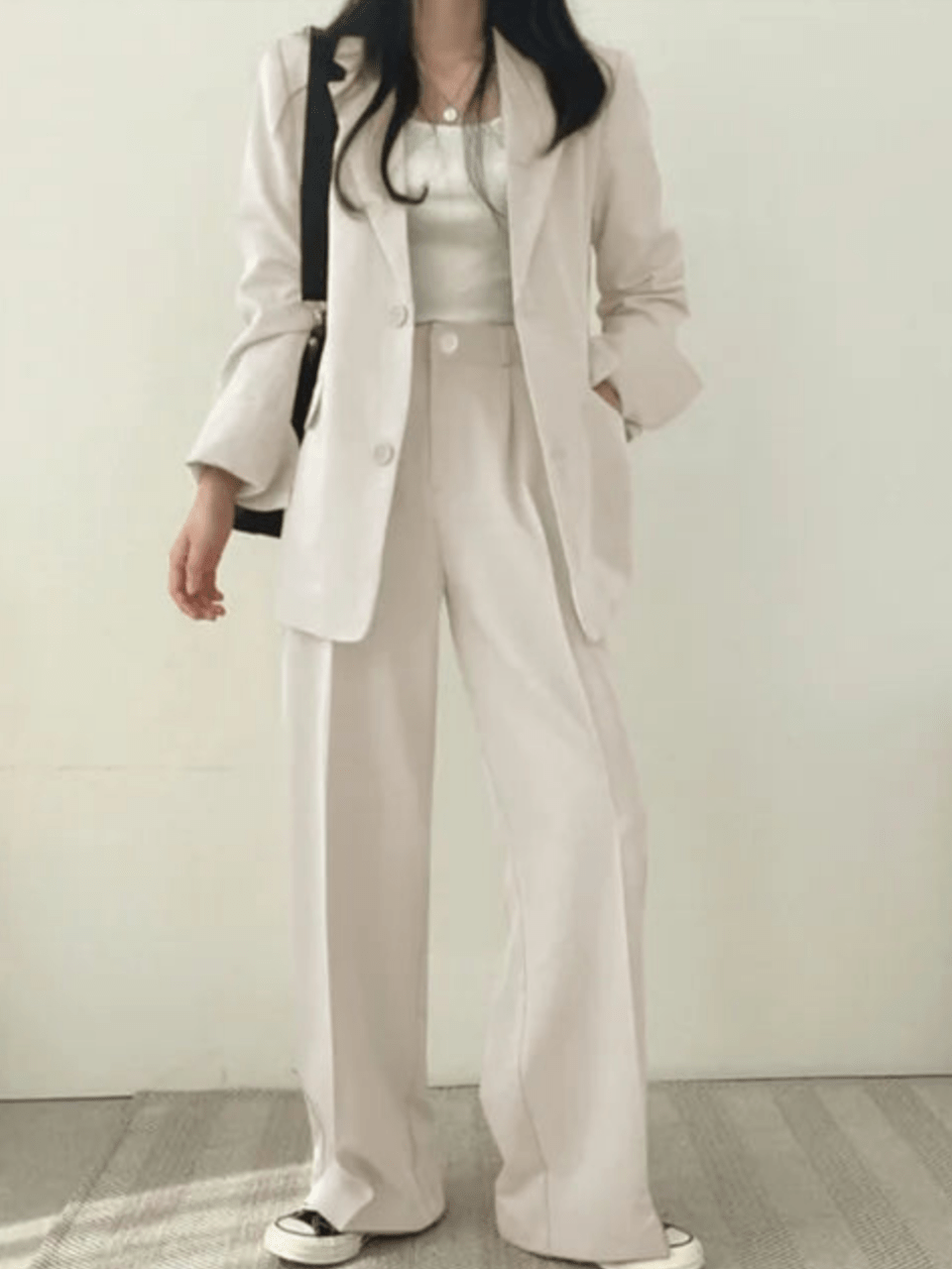 IvyShape | Two-piece Women's Suit Trouser Suit Women Casual Suit