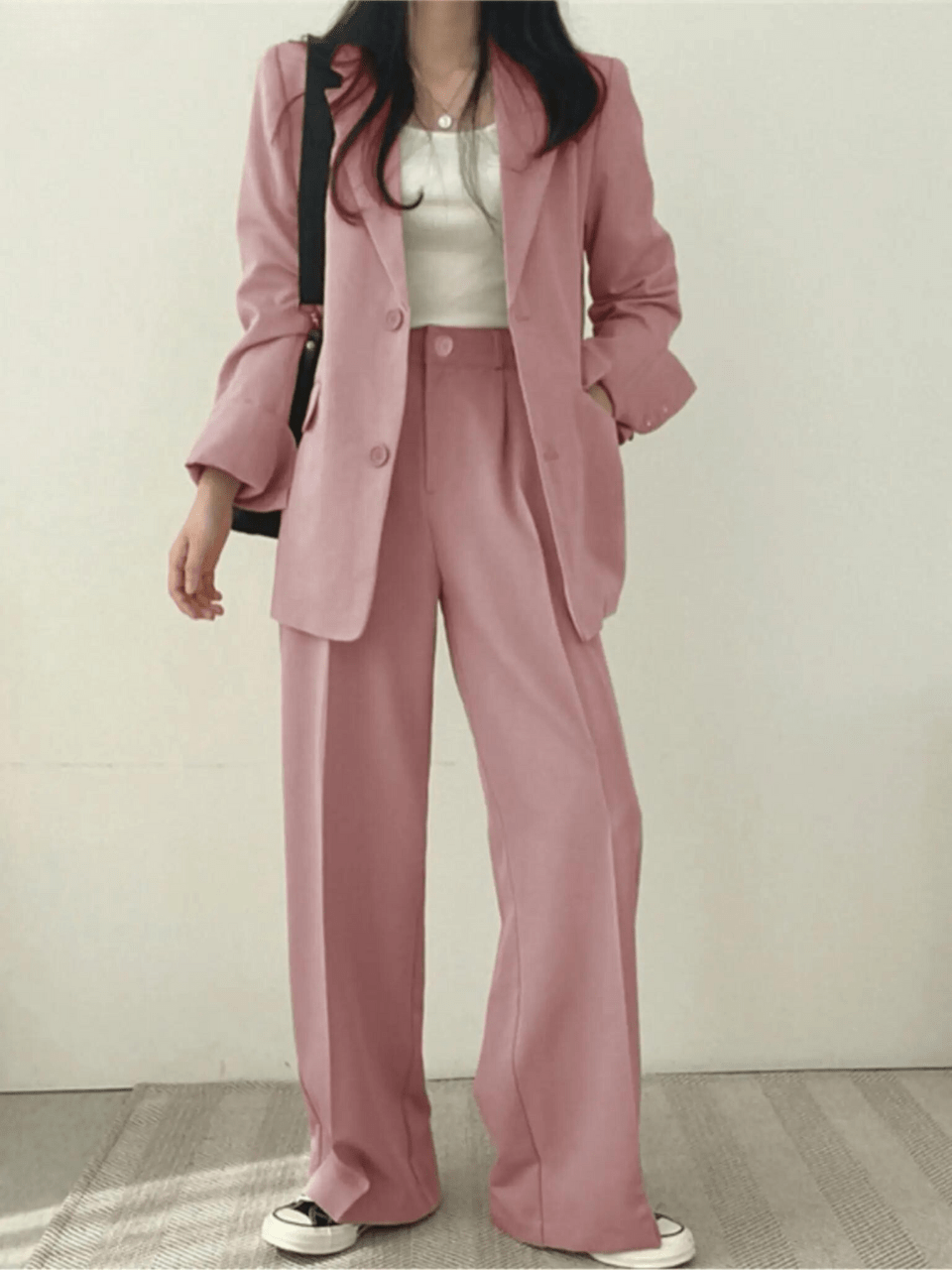 IvyShape | Two-piece Women's Suit Trouser Suit Women Casual Suit