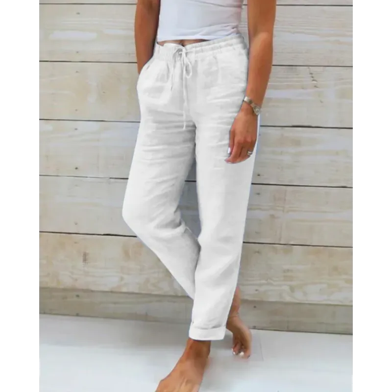 IvyShape | Stylish Linen Pants for Women
