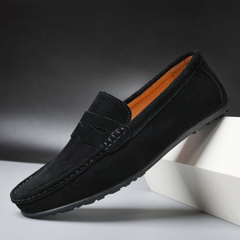 Ivyshape | Classic Suede Loafers for Men