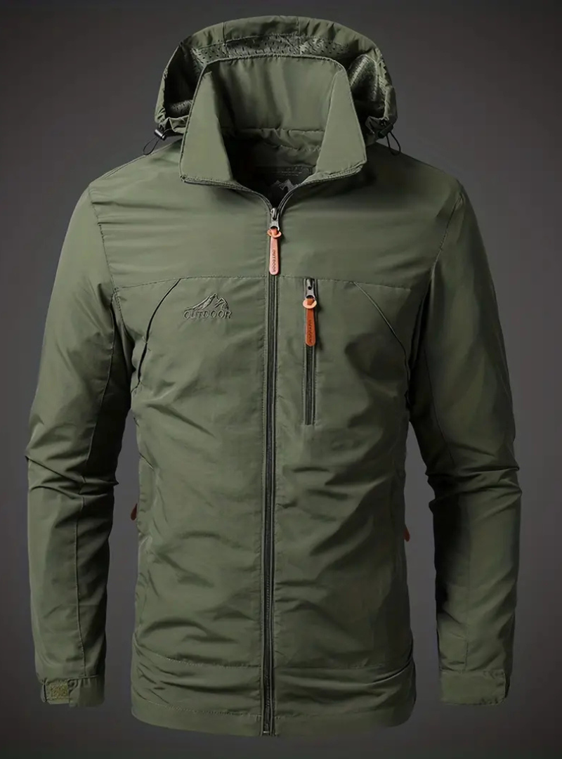 Ivyshape | Men's Waterproof Rain Jacket Breathable