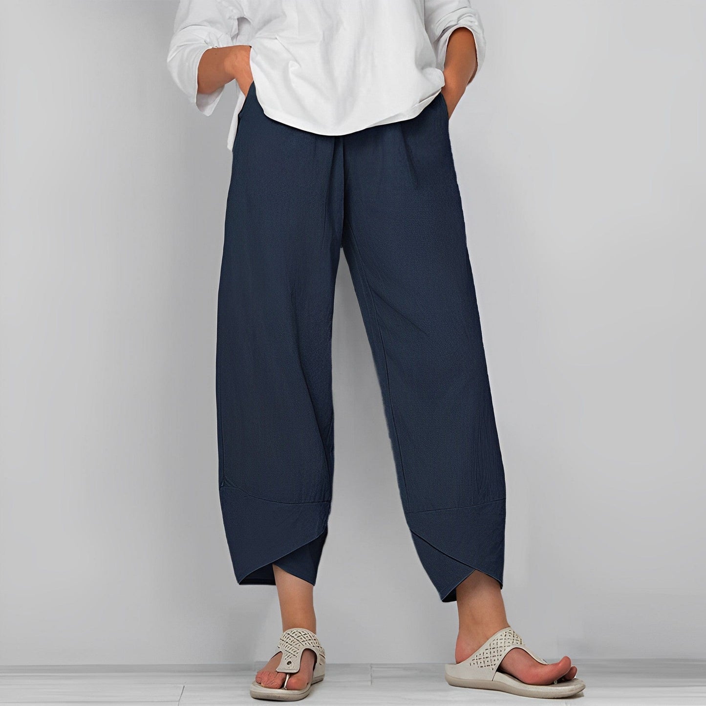 Ivyshape | Linen pants for women Judit