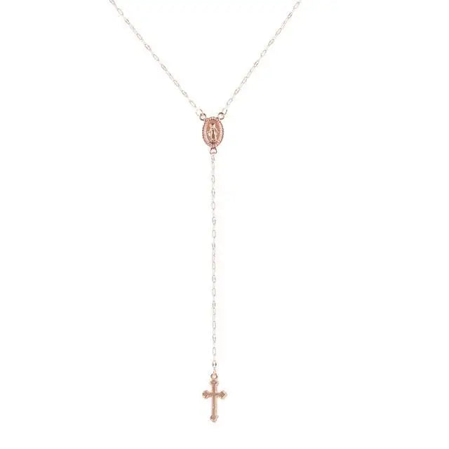 Ivyshape | Elegant Rosary Necklace for Women