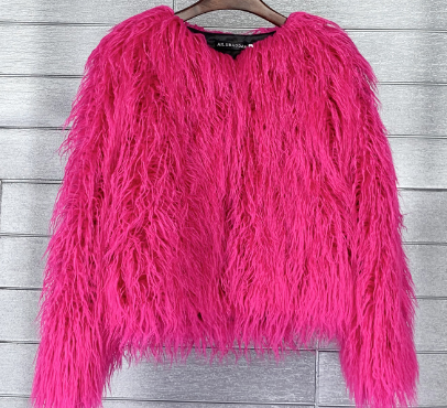 IvyShape | Fluffy Short Jacket