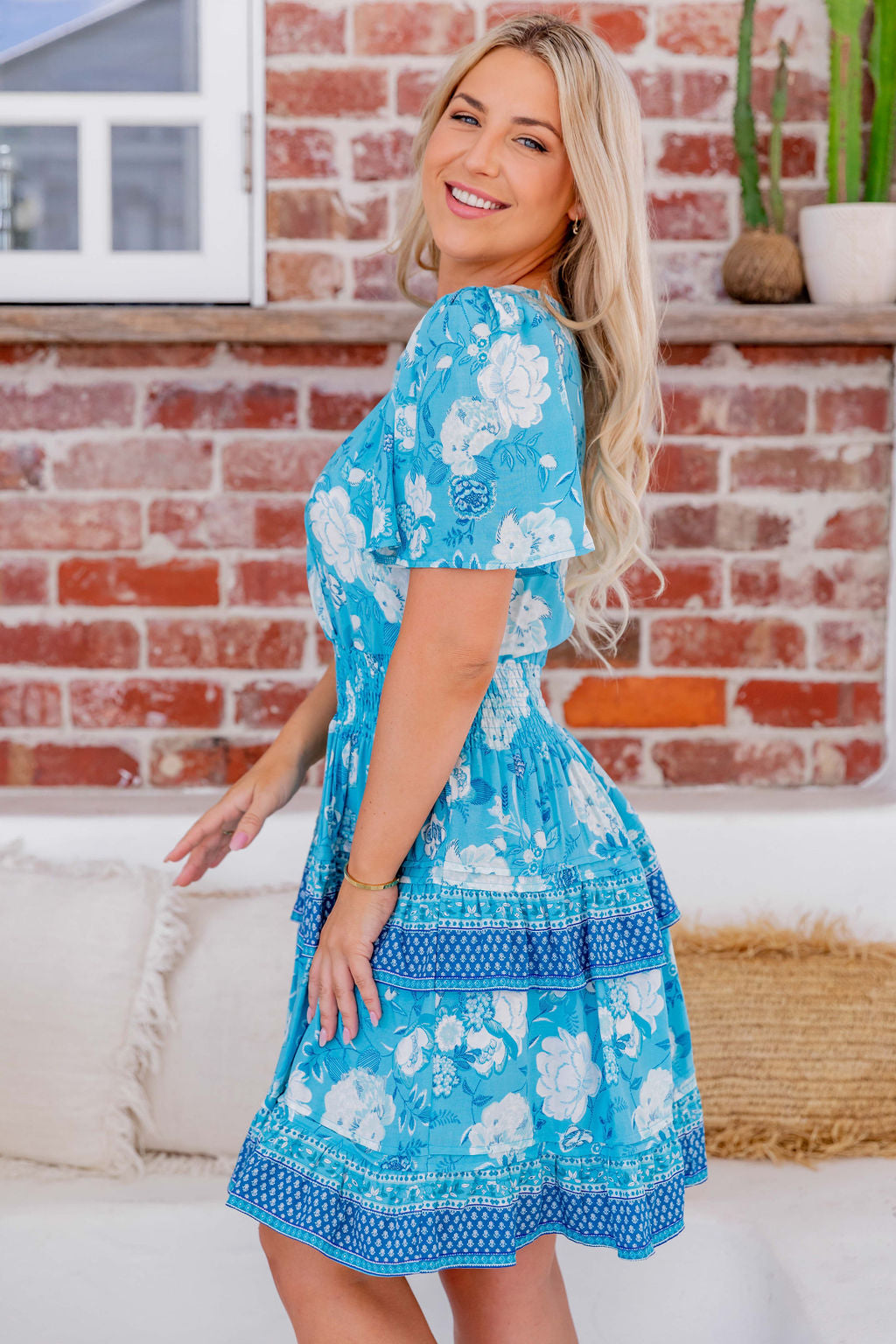 Harmony Dress - Blue Belvedere