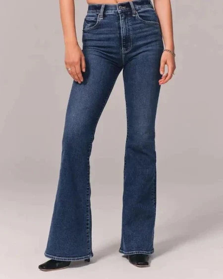 Ivyshape | Waist Flared Jeans