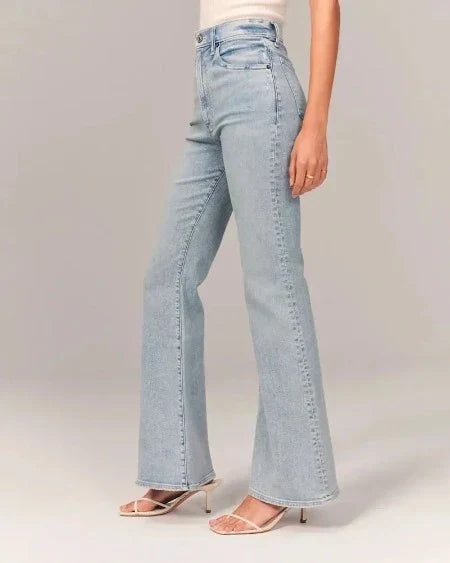 Ivyshape | Waist Flared Jeans