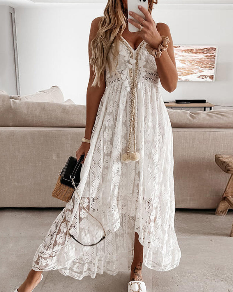 Summer Elegant Long Dress without Sleeves | Ideal for Summer