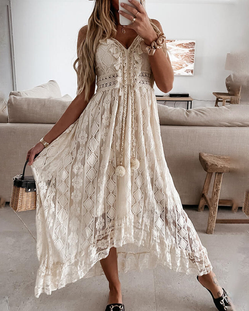 Summer Elegant Long Dress without Sleeves | Ideal for Summer