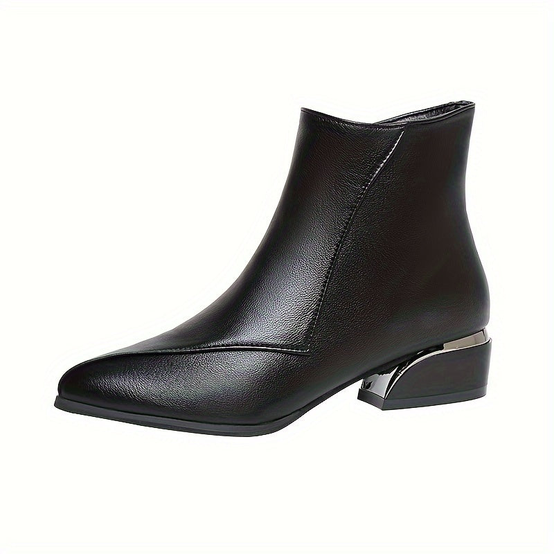 Ivyshape | Ankle Boots With Heel And Zipper Closure