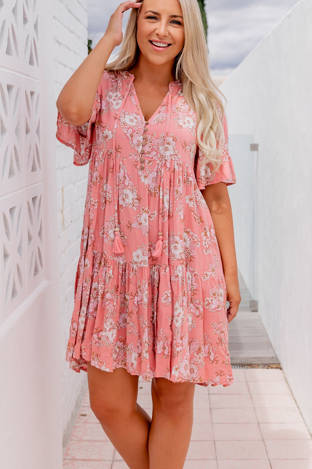 Emerson Dress - Sweet Pink