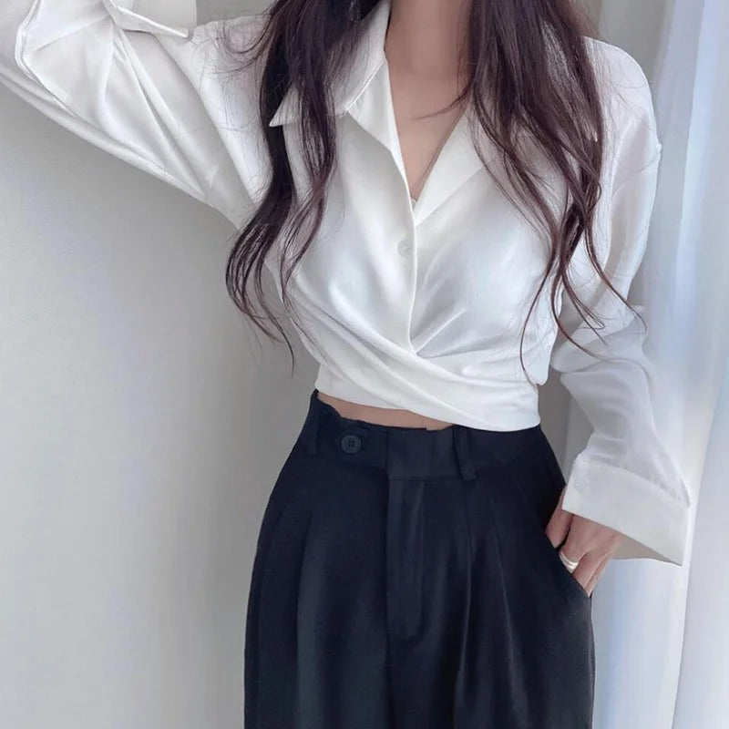 Stylish Slim Crop Top for Women