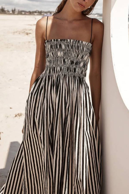 Ivyshape | Zebra Stripe Dress