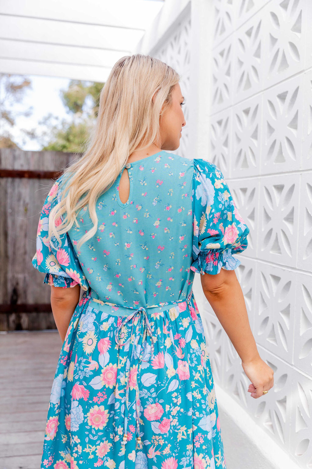 Raine Dress - Whimsical Teal