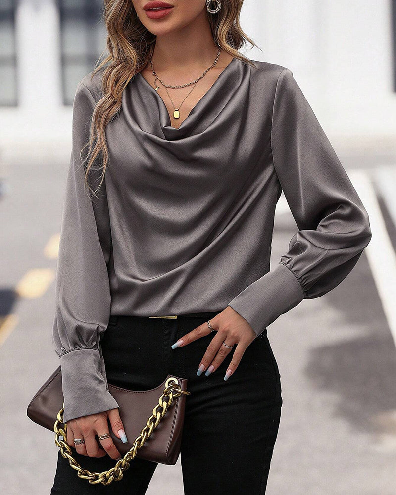 Ivyshape | Solid Blouse