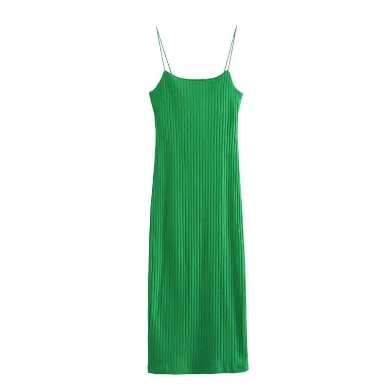 Summer Elegant Sleeveless Bodycon Midi Dress | Ideal for Summer