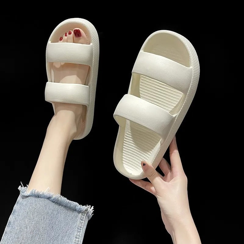 Cozy Anti-Slip Platform Slides for Women