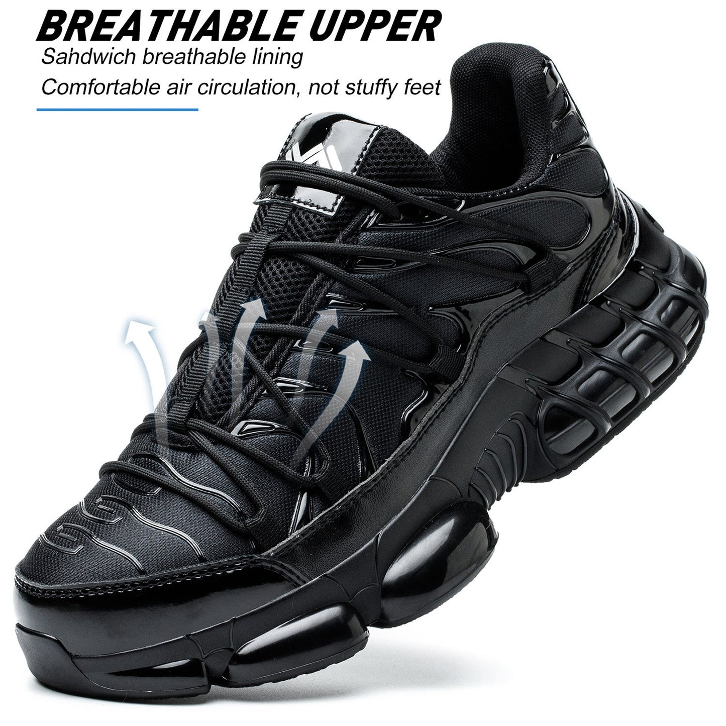 Ivyshape | Comfortable Safety Shoes with Steel Toe