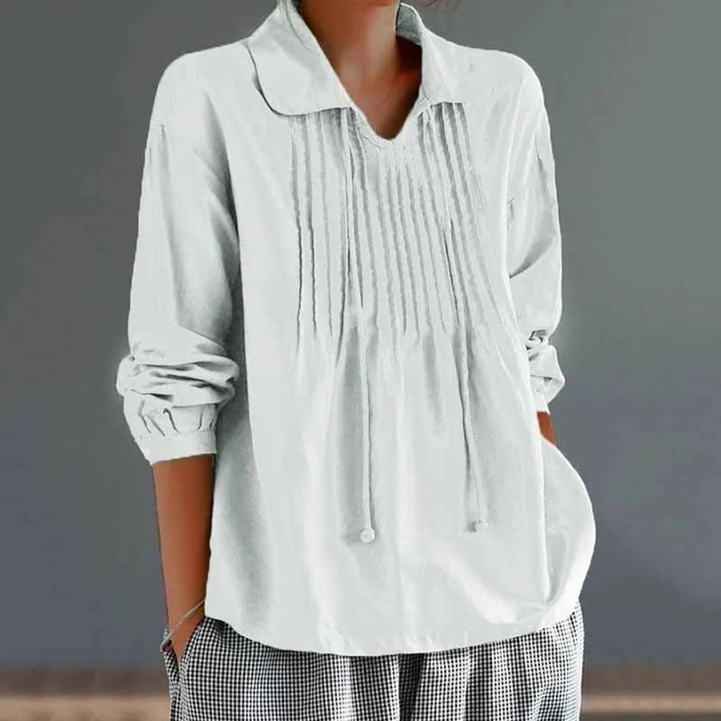 Ivyshape | Pleated Ladies Blouse