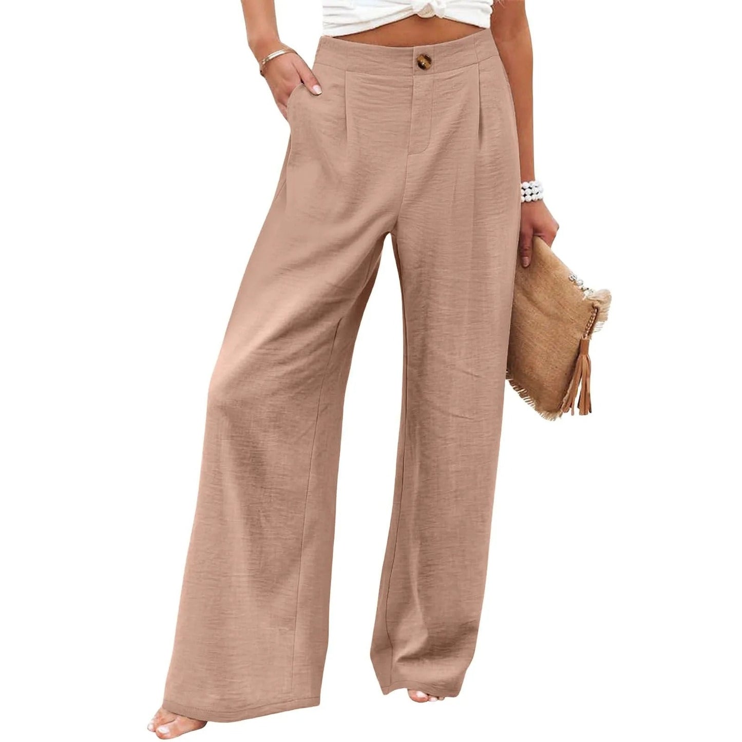 Ivyshape | Straight Flare Pants