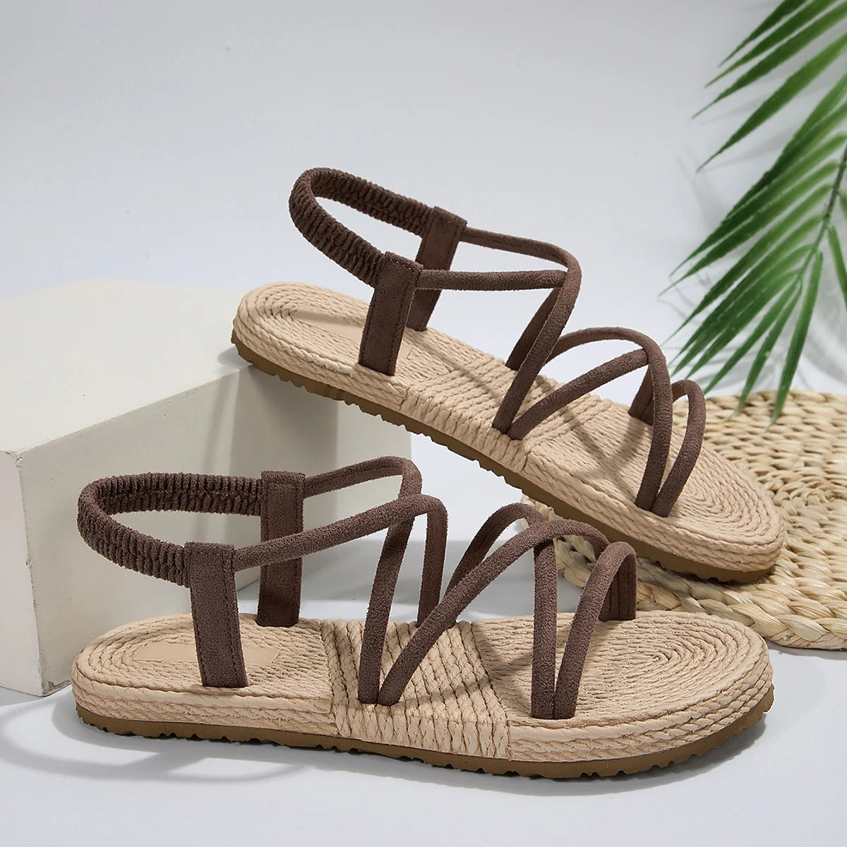 Simple Lightweight Rope Sandals for Women