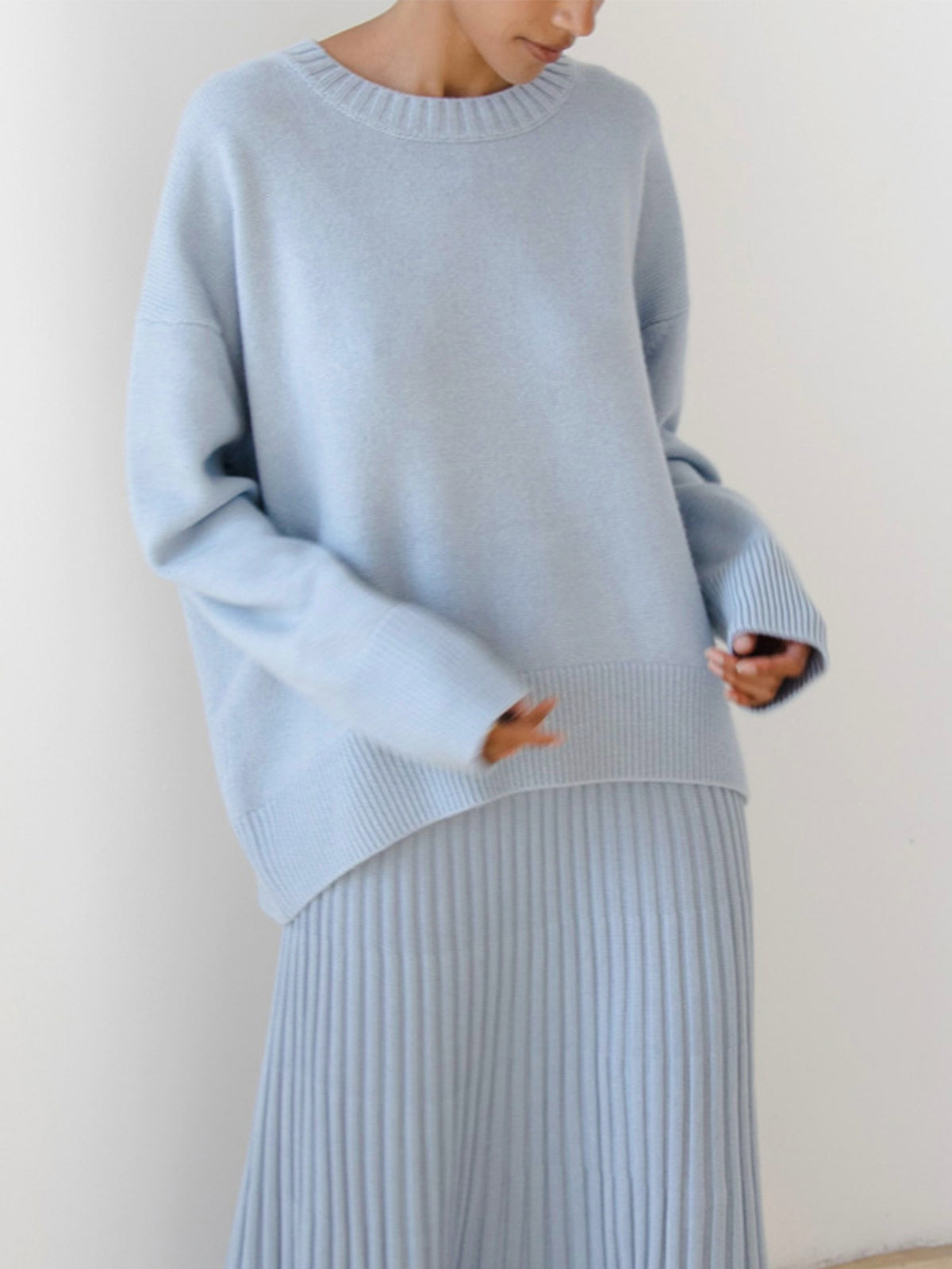 Ivyshape | Oversized Pullover Sweater