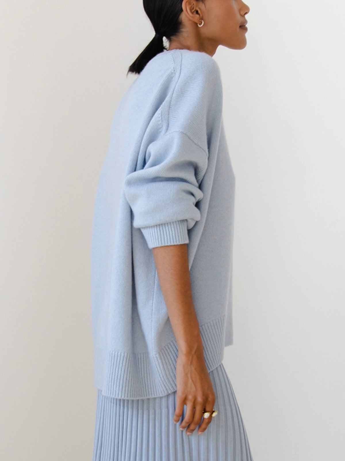 Ivyshape | Oversized Pullover Sweater