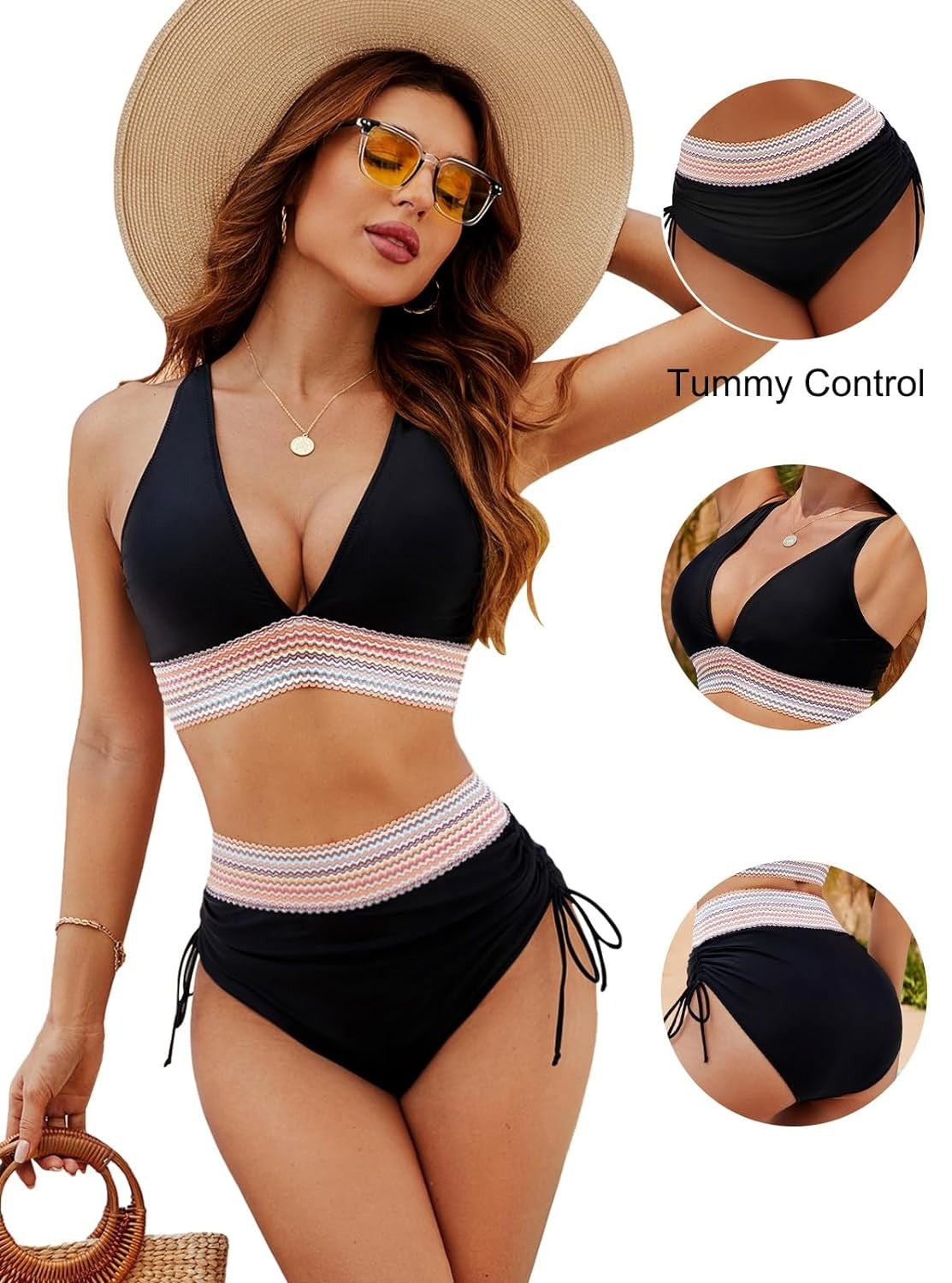 Ivyshape | Bikini With High Waist And Tummy Control