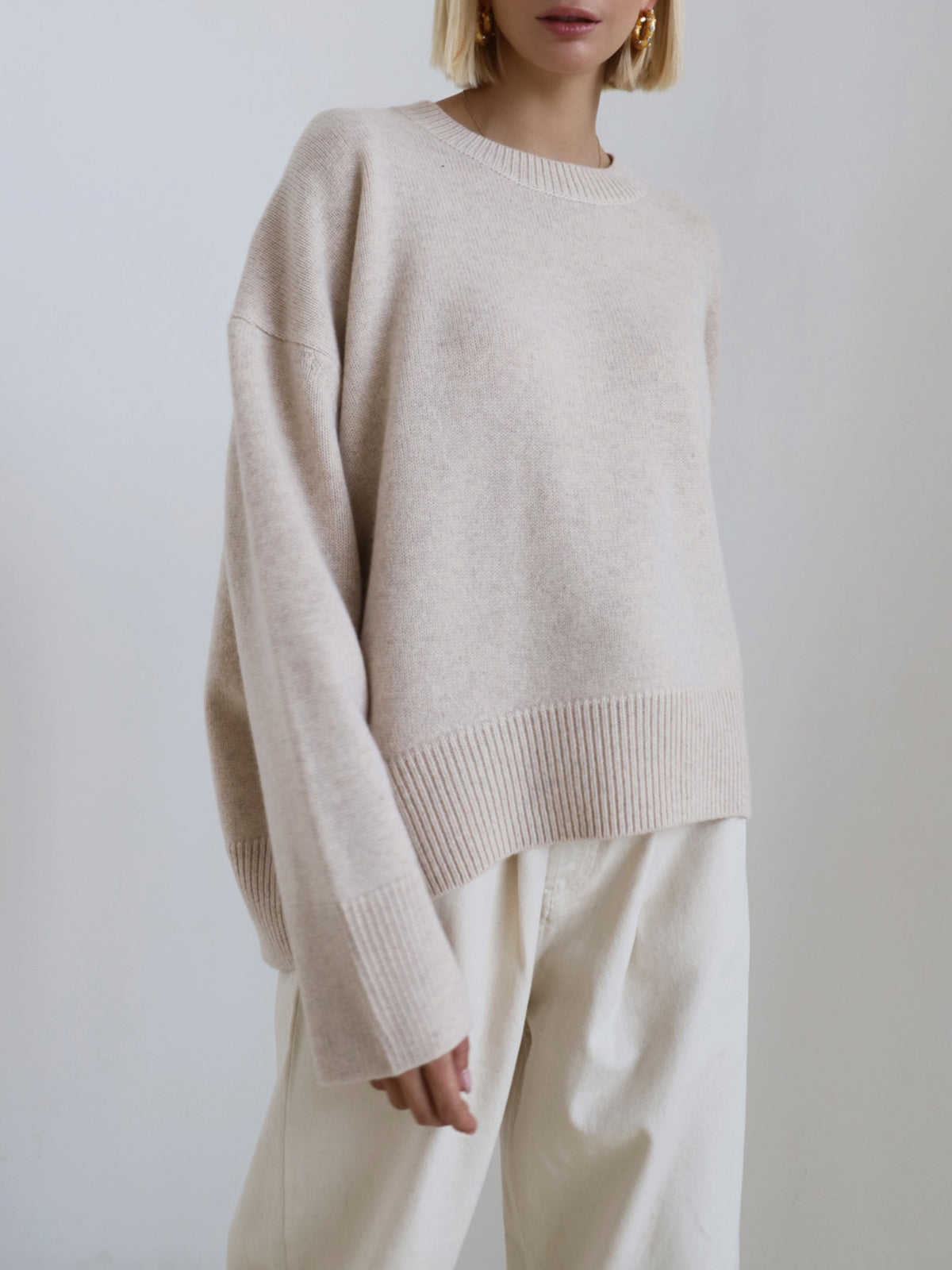 Ivyshape | Oversized Pullover Sweater