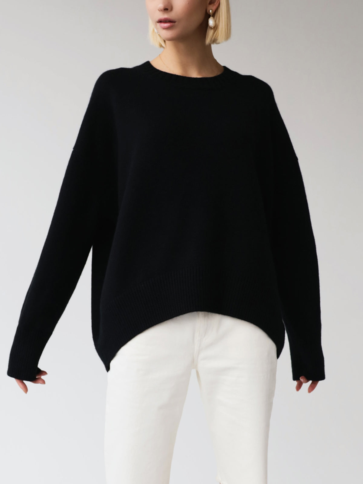 Ivyshape | Oversized Pullover Sweater