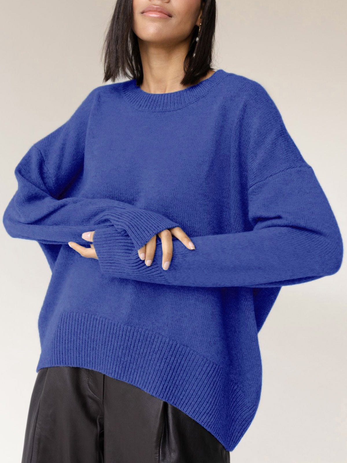 Ivyshape | Oversized Pullover Sweater