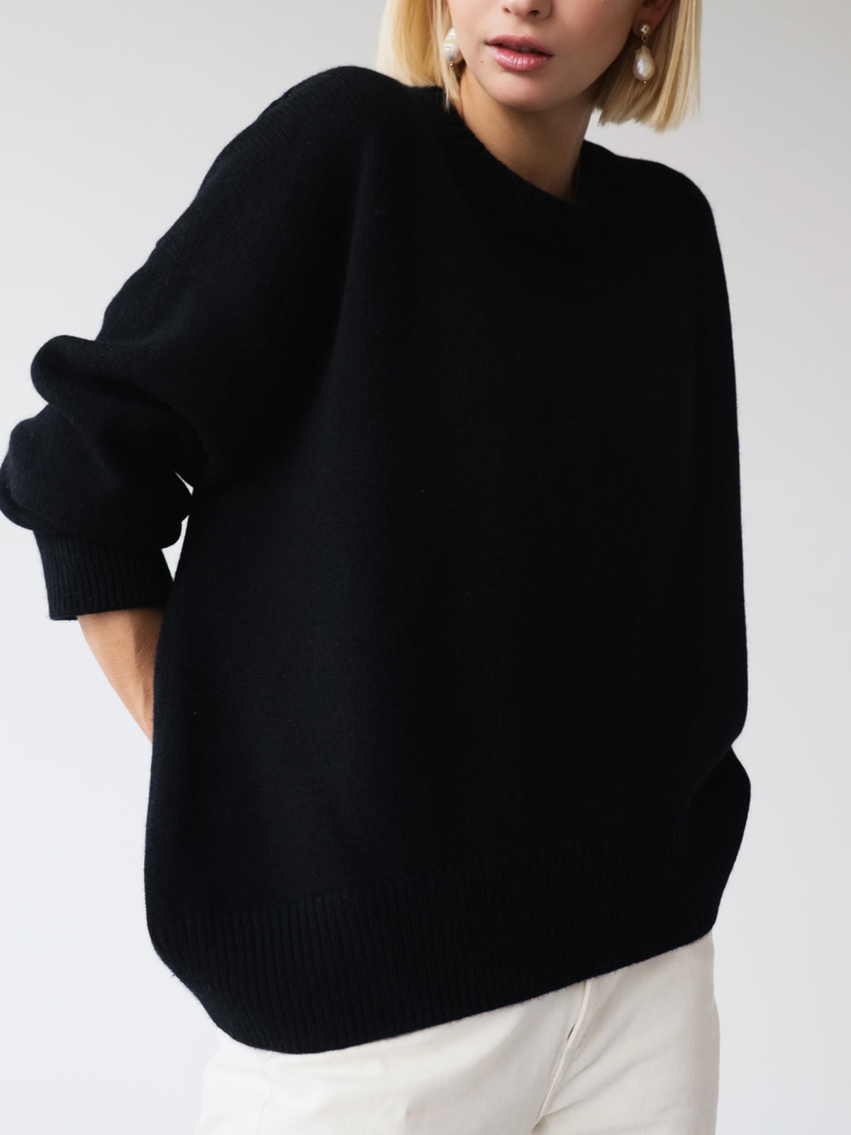 Ivyshape | Oversized Pullover Sweater