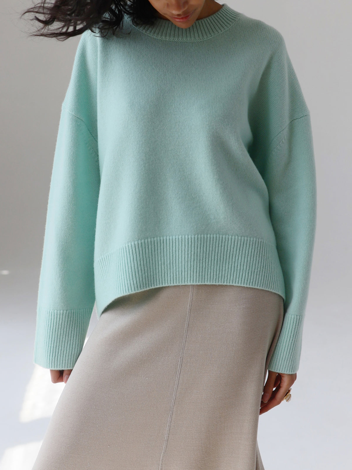 Ivyshape | Oversized Pullover Sweater