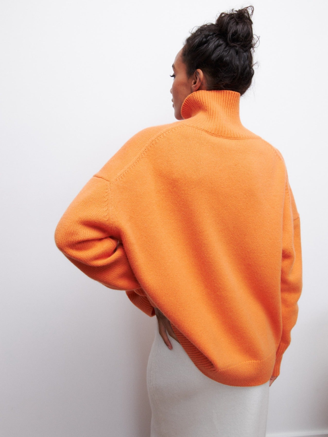 Ivyshape | Loose Turtleneck Long Sleeve Sweater