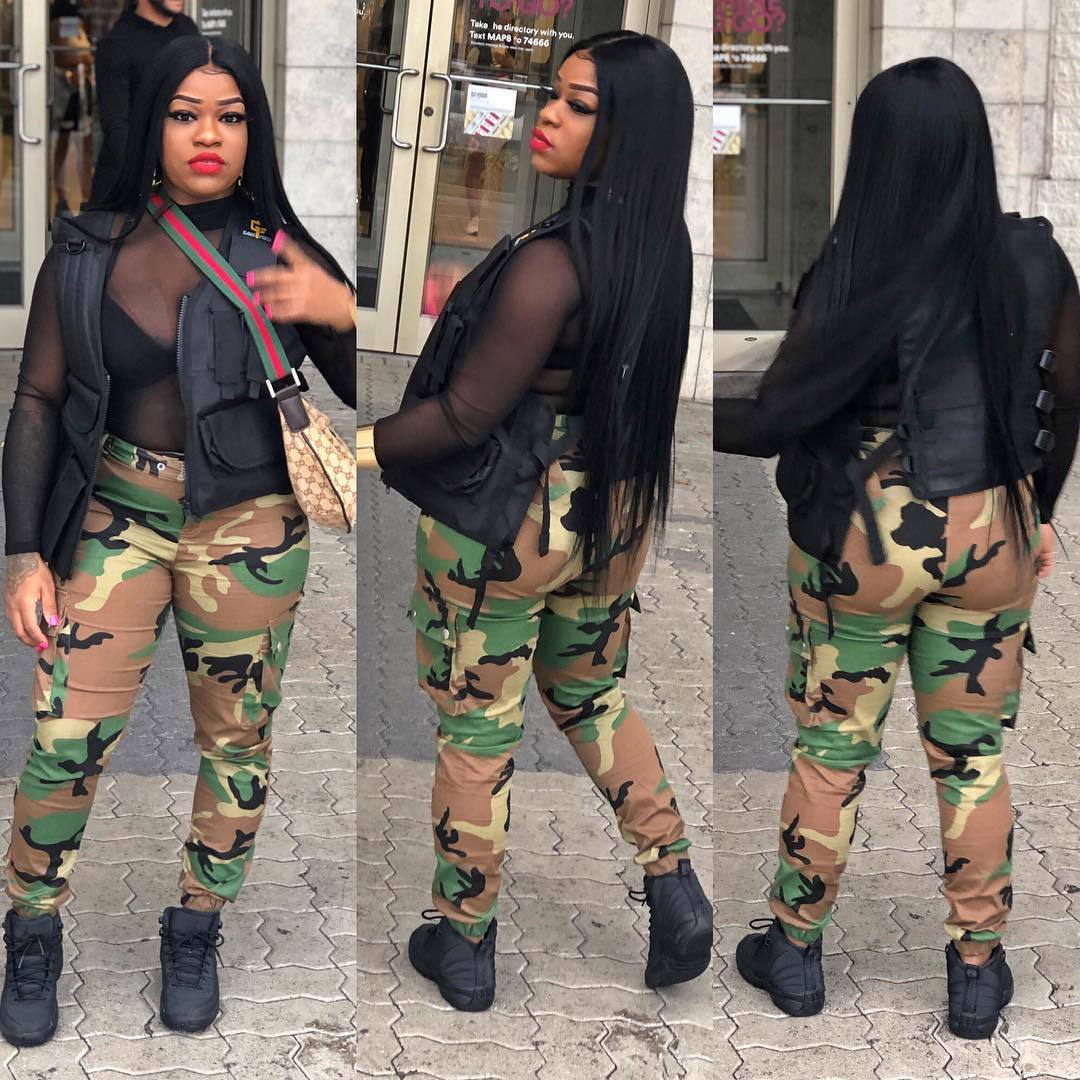 Women's Casual Crop Top and Elegant Chino Pants with Leopard Print Ivyshape