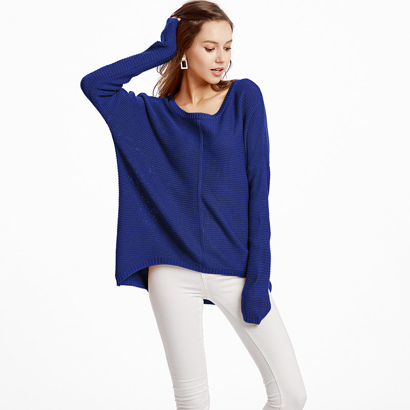 IvyShape | Solid Color Sweater Knitted Sweater