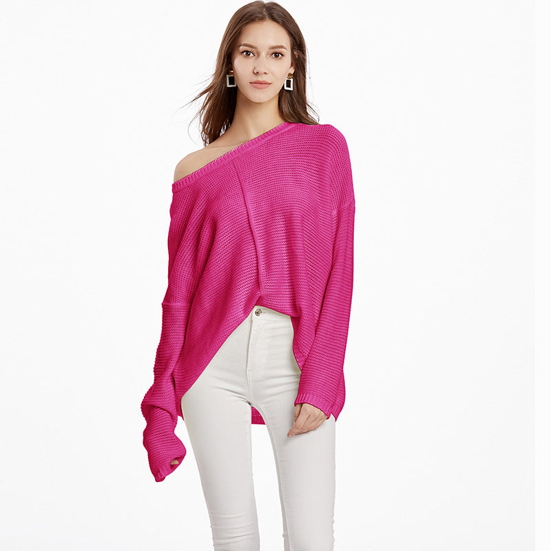 IvyShape | Solid Color Sweater Knitted Sweater