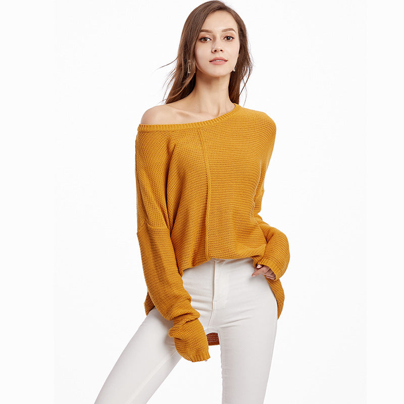 IvyShape | Solid Color Sweater Knitted Sweater