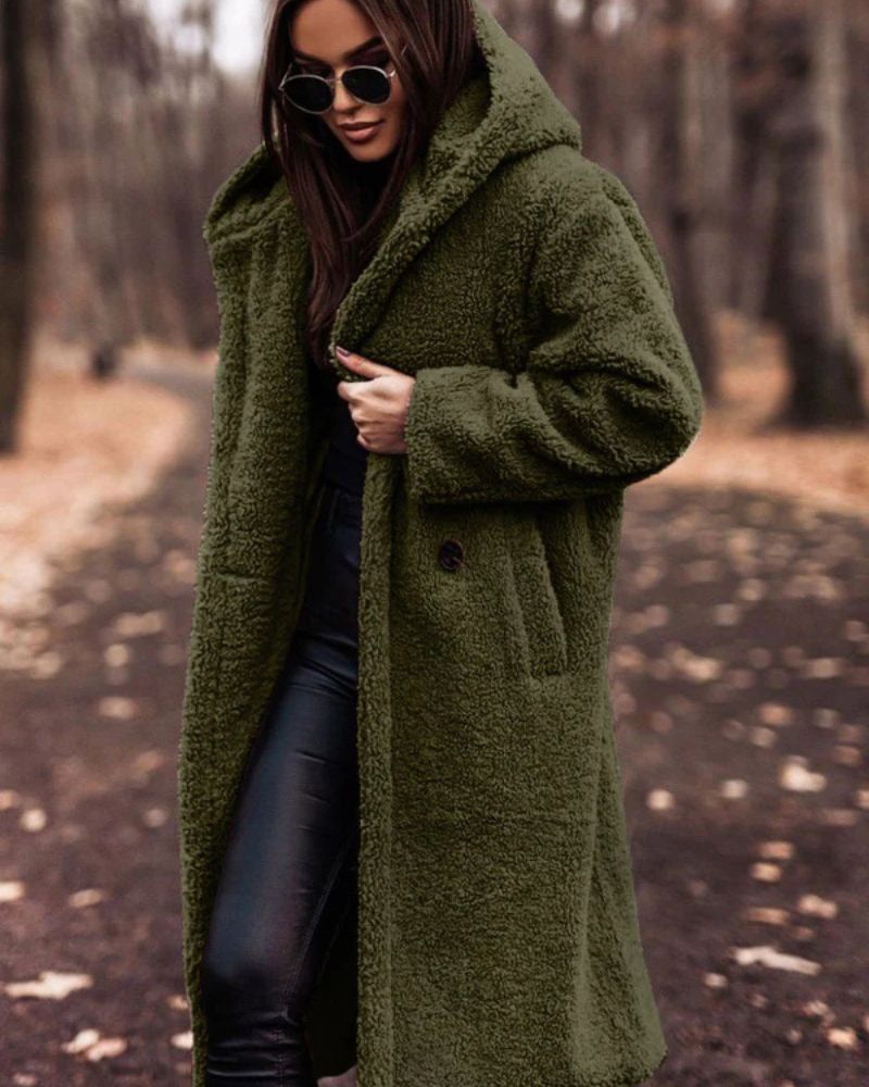 Ivyshape | Warm & Cosy Wool Coat