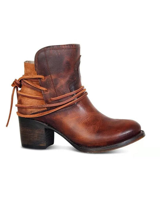 Ivyshape | Western Vintage Boots