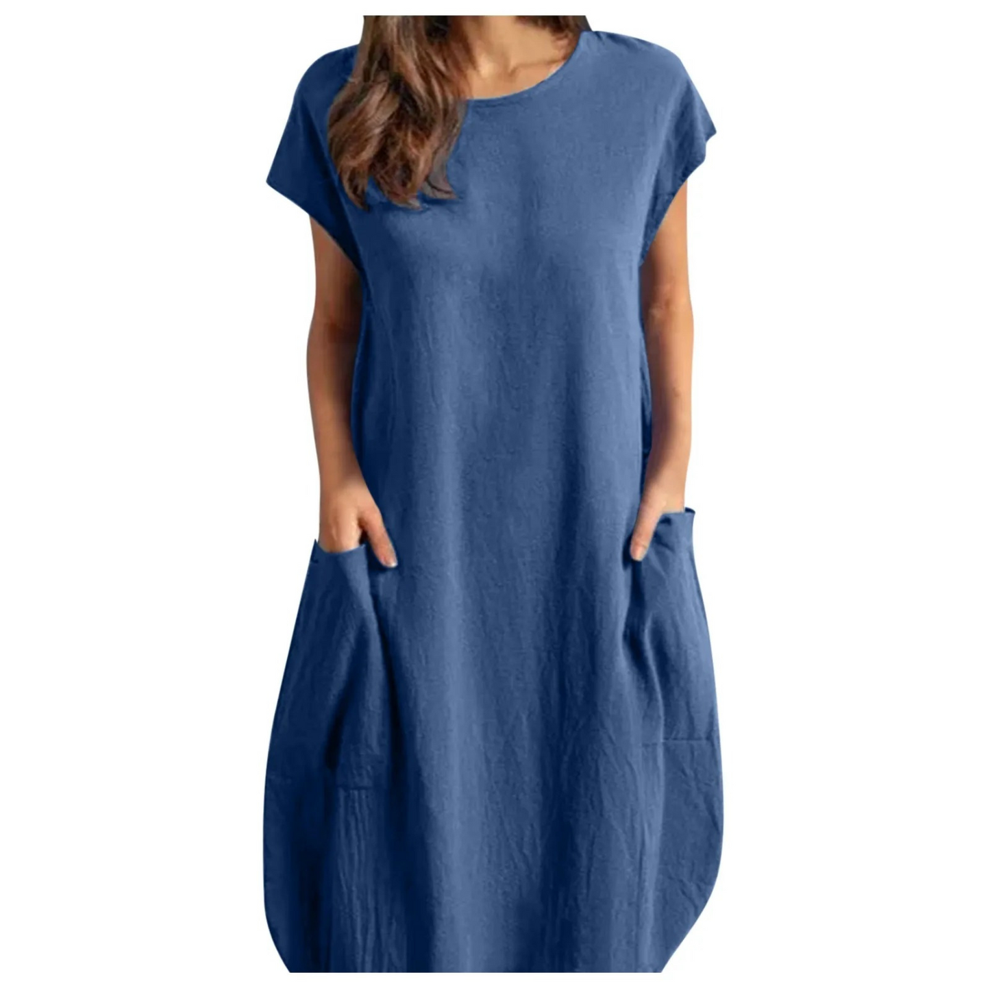 Ivyshape | Women's Oversized Vintage Dress