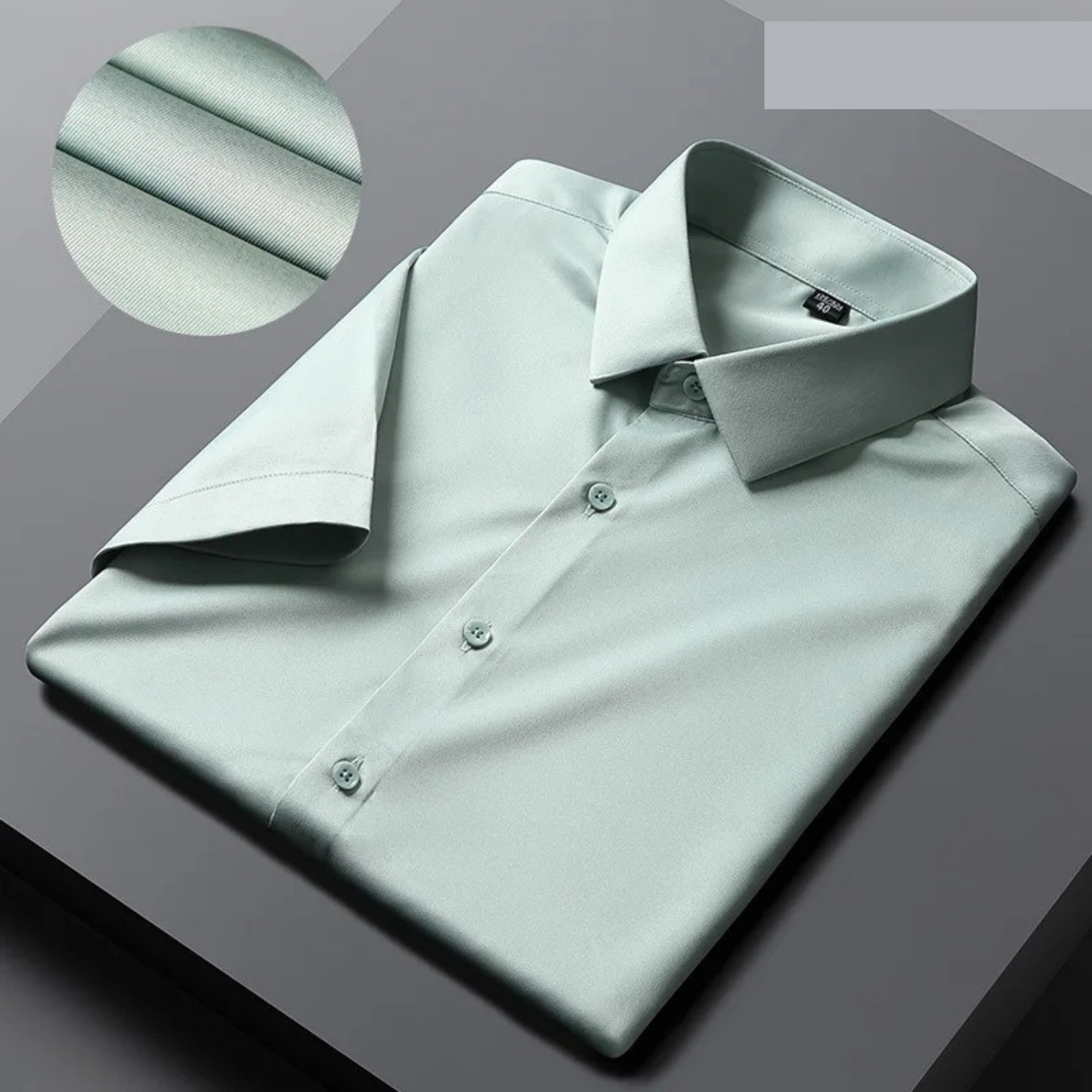 IvyShape Business Style wrinkle-free short sleeve shirt
