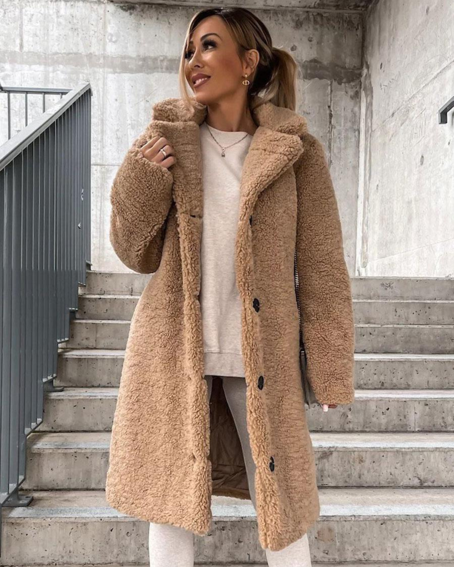 Ivyshape | Supreme Soft Teddy Coat