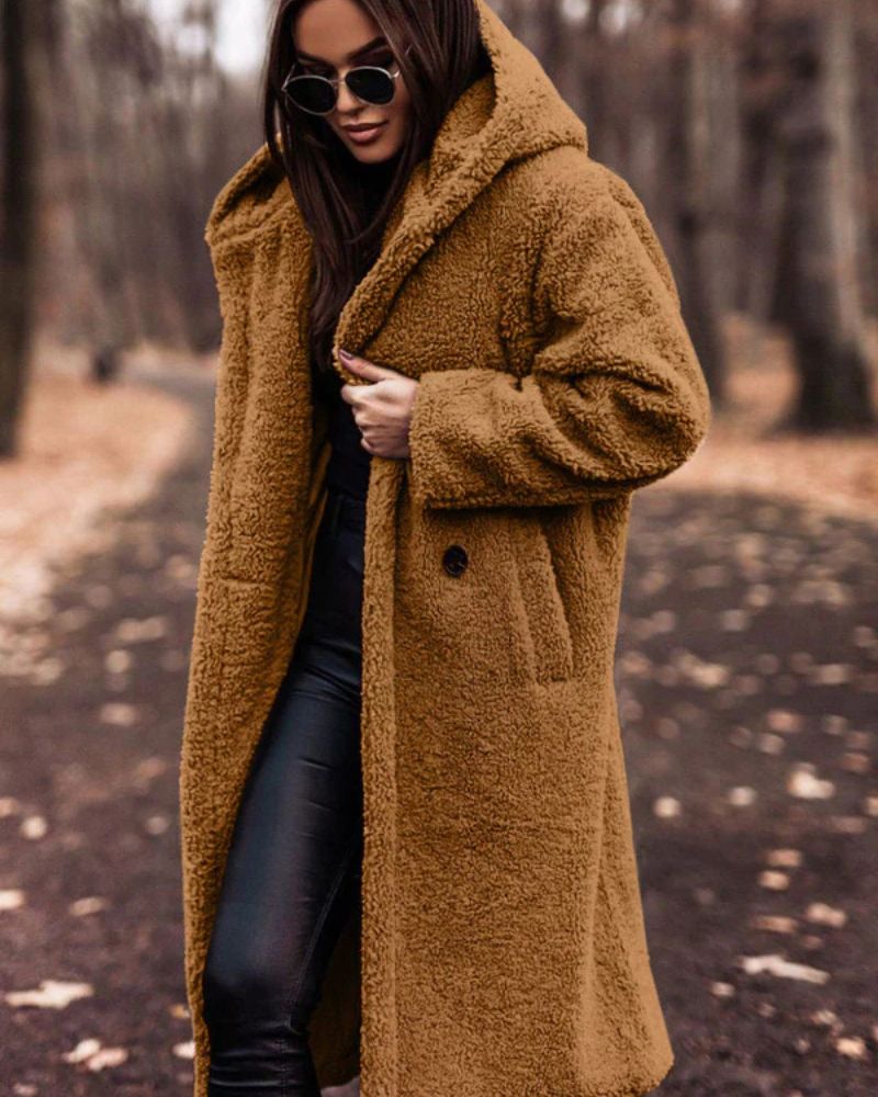 Ivyshape | Warm & Cosy Wool Coat