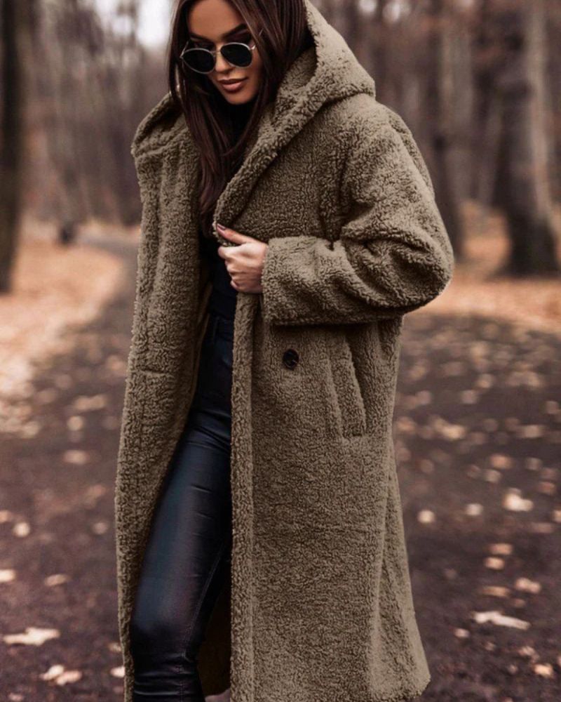 Ivyshape | Warm & Cosy Wool Coat