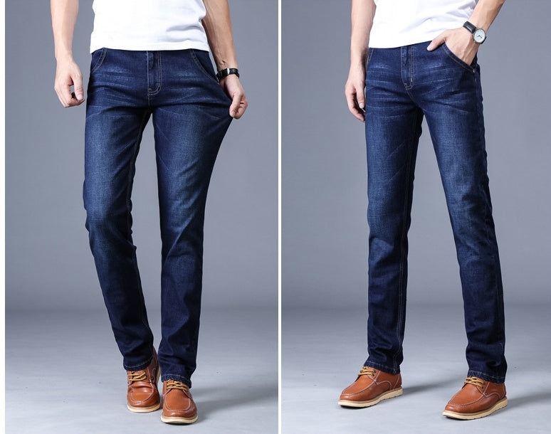 Ivyshape | Straight Fit Stretch Jeans