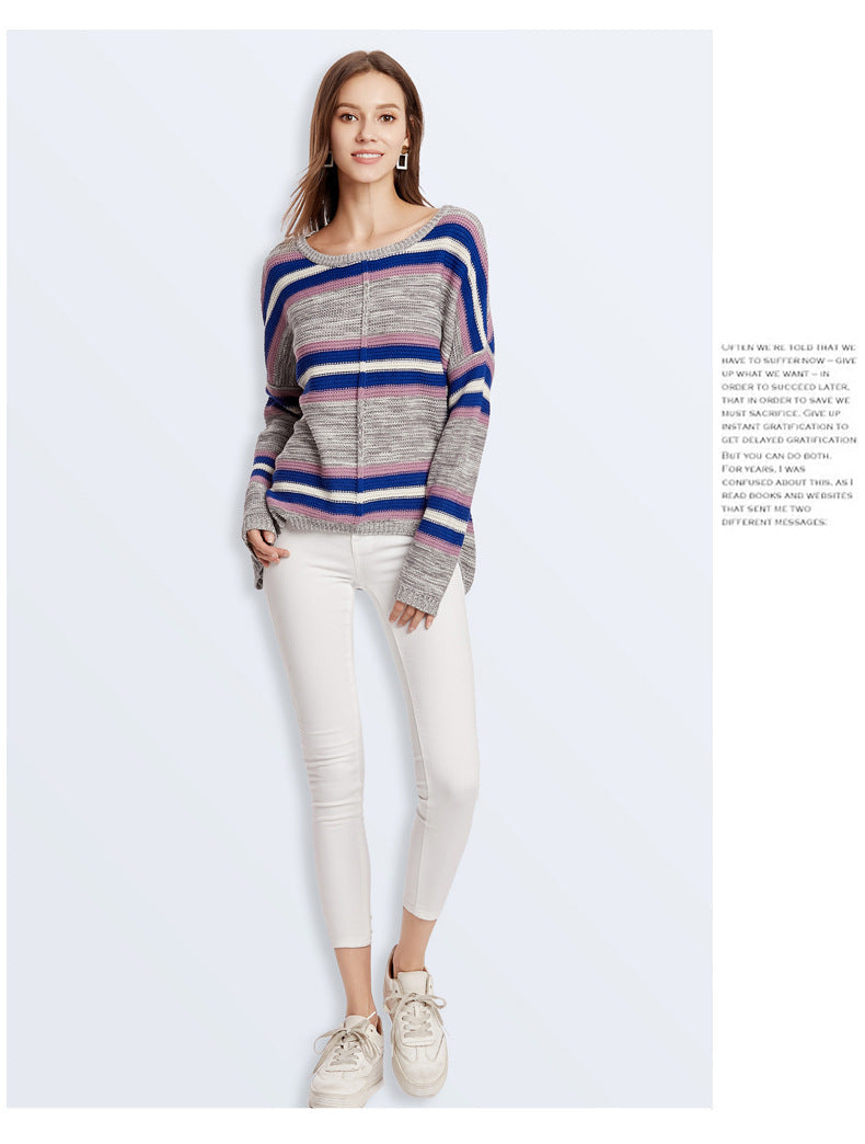 IvyShape | Solid Color Sweater Knitted Sweater