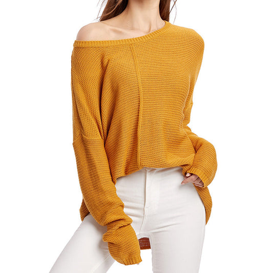 IvyShape | Solid Color Sweater Knitted Sweater