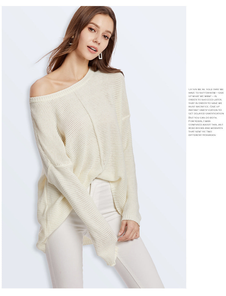 IvyShape | Solid Color Sweater Knitted Sweater